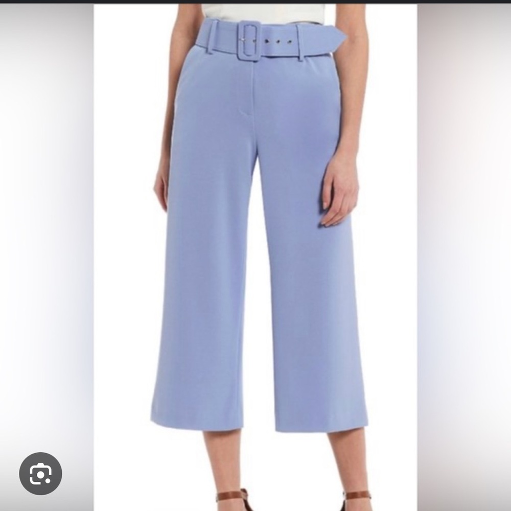 Gianni Bini Hartley Straight Leg Culotte Pants with belt